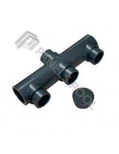 Colector 3 vias PVC encolar...