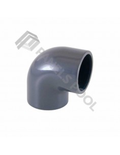 Codo tubo PVC 90º 63mm.