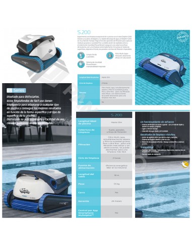 Robot limpiafondos automatico DOLPHIN...